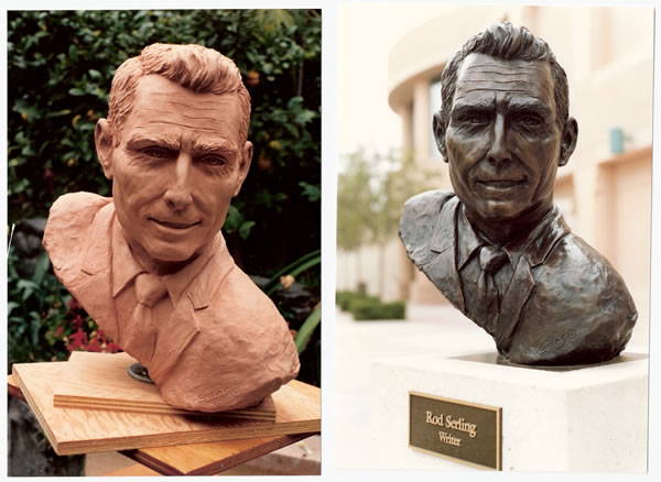 Rod Serling bust by Richard Stiles