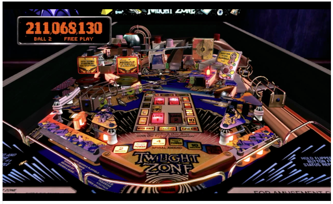 Pinball Arcade's Twilight Zone pinball game
