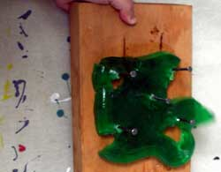 nailing jello to a wall